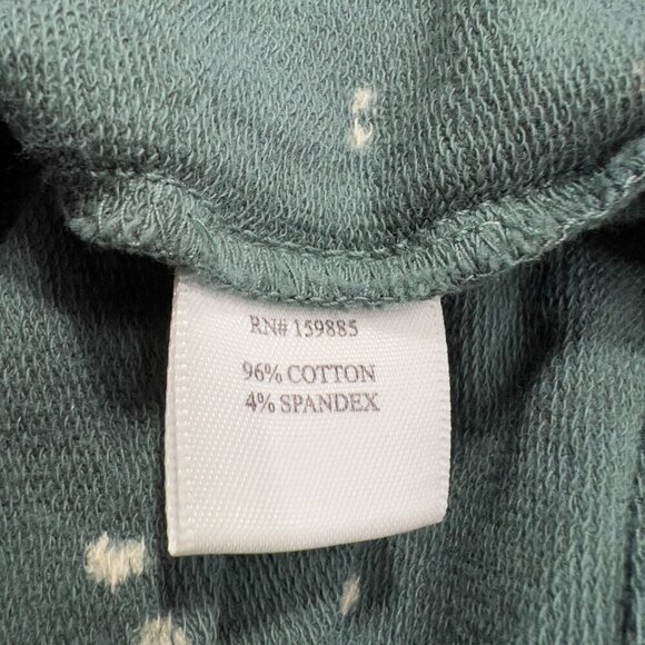 BOBI Los Angeles Bleach Splatter Terry Cropped Long Sleeve Sweatshirt Size S - Picture 7 of 9